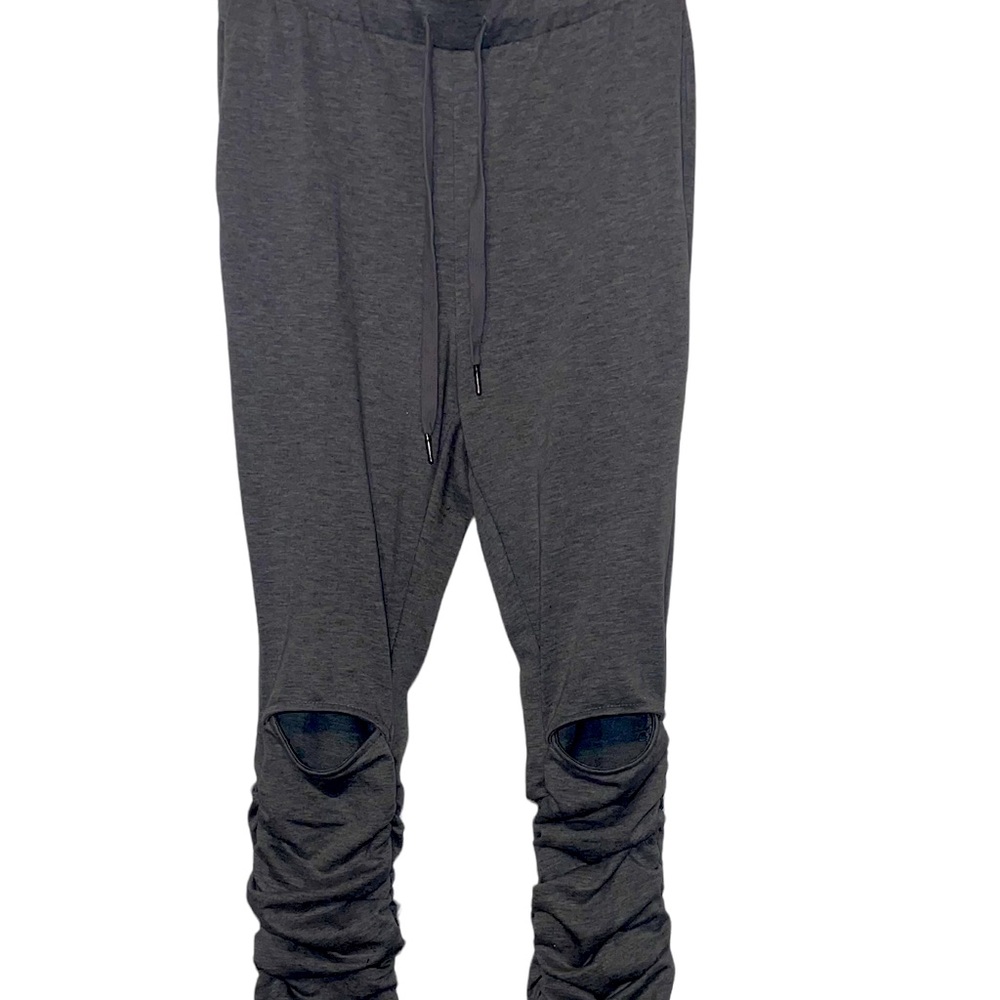 Grey Stacked pants